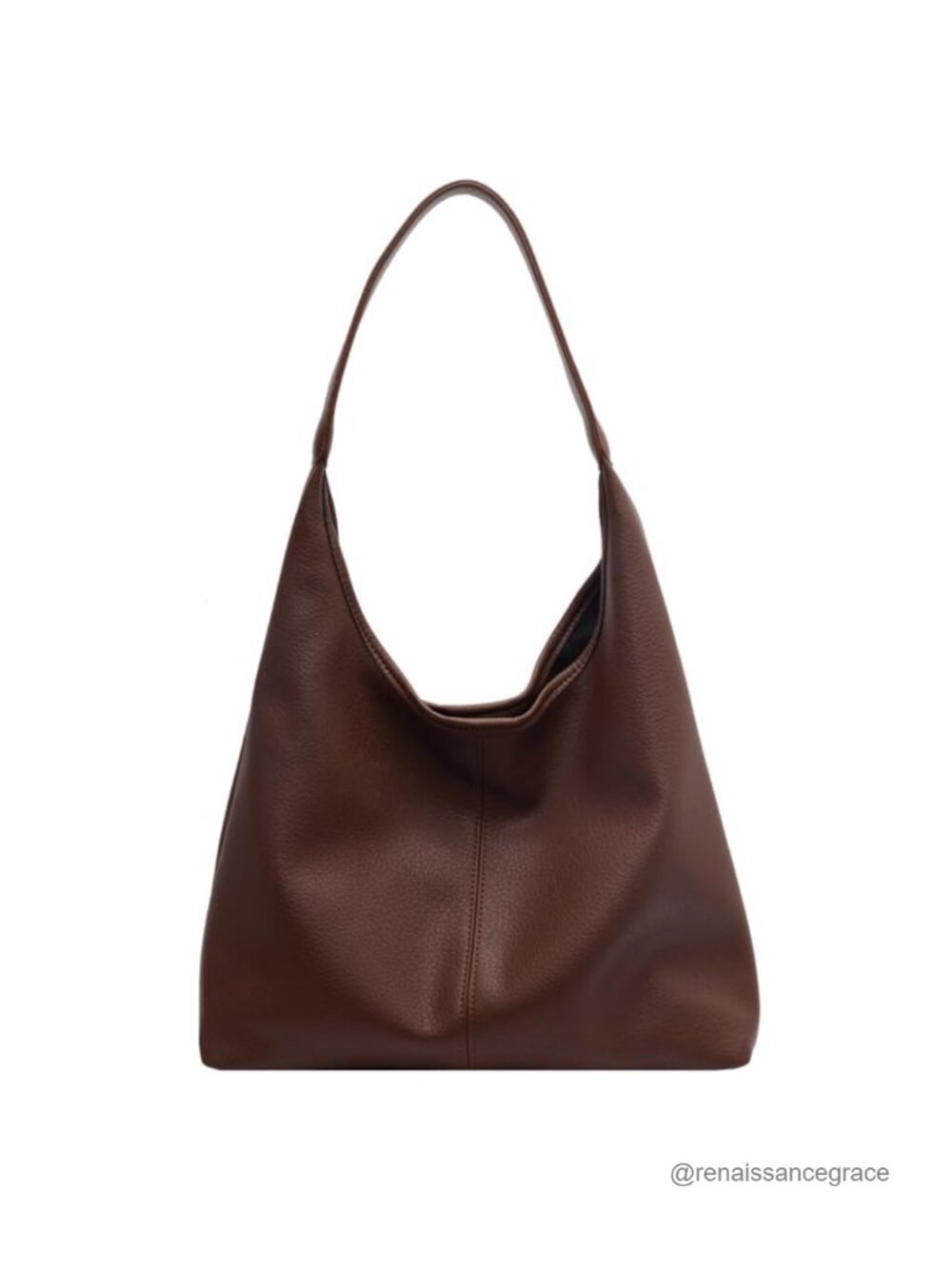 Slouchy Hobo Tote Bag Women Soft PU Leather Shoulder Purse 2pcs Work Everyday